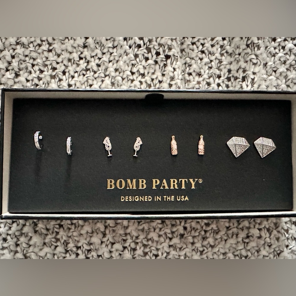 Dazzle Me Darling Simply Studs by Bomb Party Earrings